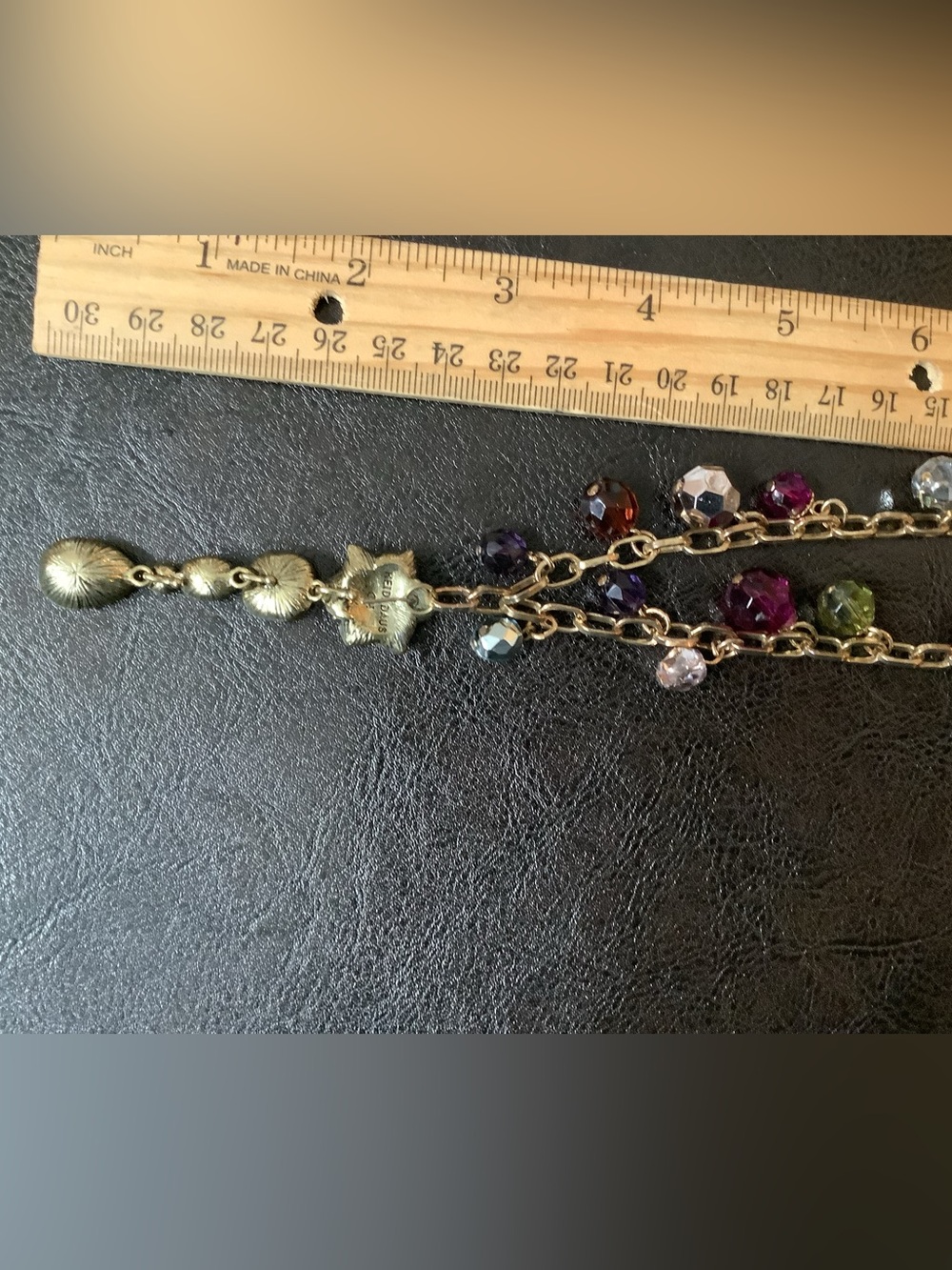 Heidi Daus Multicolor Crystal Drop Floral Pendant. NWOT . Statement piece! - Picture 5 of 7
